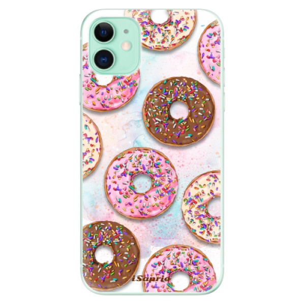 Odolné silikonové pouzdro iSaprio - Donuts 11 - iPhone 11