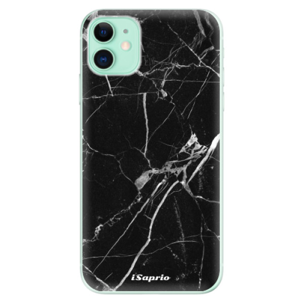 Odolné silikonové pouzdro iSaprio - Black Marble 18 - iPhone 11