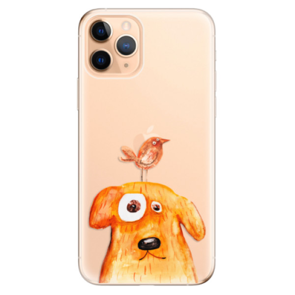 Odolné silikonové pouzdro iSaprio - Dog And Bird - iPhone 11 Pro