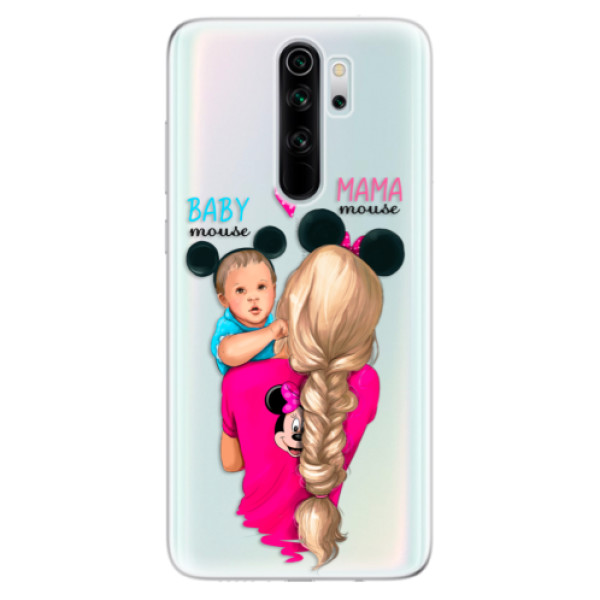 Odolné silikonové pouzdro iSaprio - Mama Mouse Blonde and Boy - Xiaomi Redmi Note 8 Pro