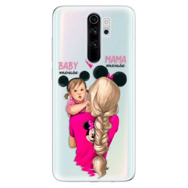 Odolné silikonové pouzdro iSaprio - Mama Mouse Blond and Girl - Xiaomi Redmi Note 8 Pro