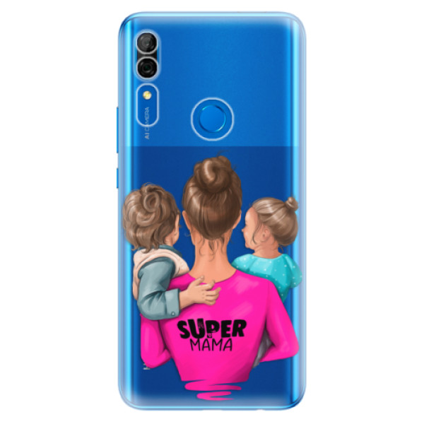 Odolné silikonové pouzdro iSaprio - Super Mama - Boy and Girl - Huawei P Smart Z