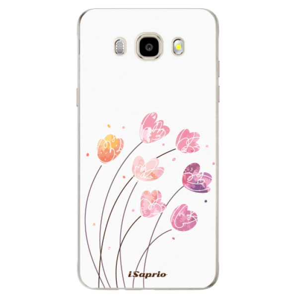 Odolné silikonové pouzdro iSaprio - Flowers 14 - Samsung Galaxy J5 2016