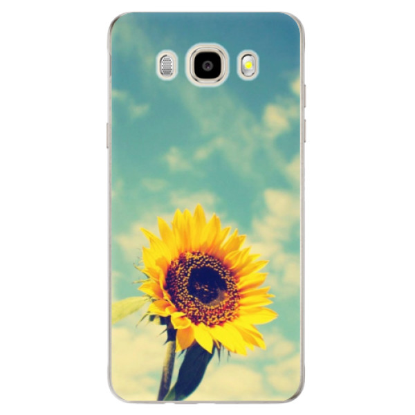 Odolné silikonové pouzdro iSaprio - Sunflower 01 - Samsung Galaxy J5 2016
