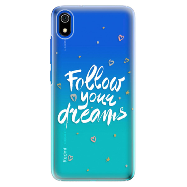 Plastové pouzdro iSaprio - Follow Your Dreams - white - Xiaomi Redmi 7A
