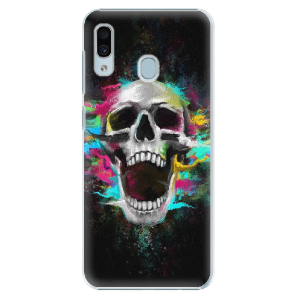 Plastové pouzdro iSaprio - Skull in Colors - Samsung Galaxy A20
