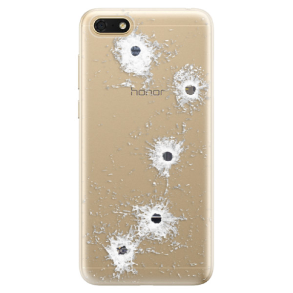 Odolné silikonové pouzdro iSaprio - Gunshots - Huawei Honor 7S