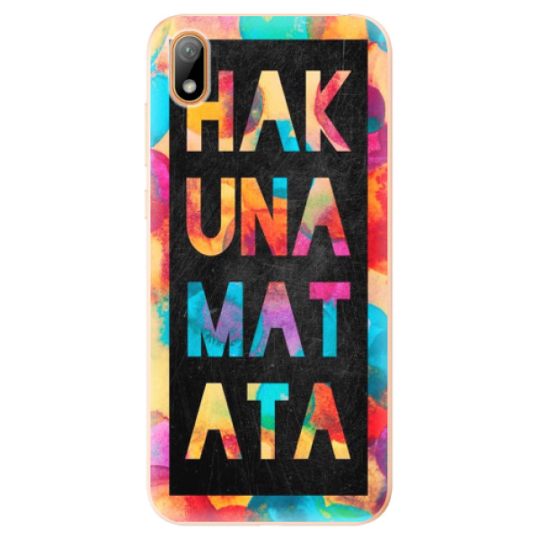 Odolné silikonové pouzdro iSaprio - Hakuna Matata 01 - Huawei Y5 2019