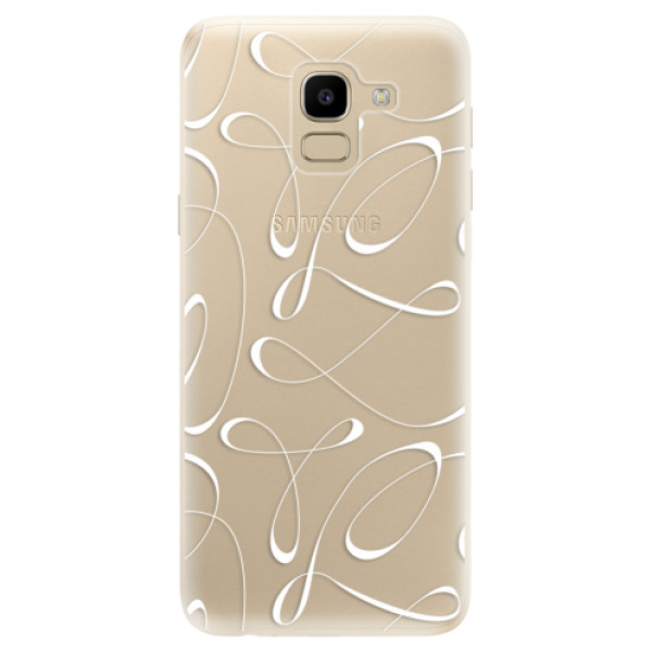 Odolné silikonové pouzdro iSaprio - Fancy - white - Samsung Galaxy J6