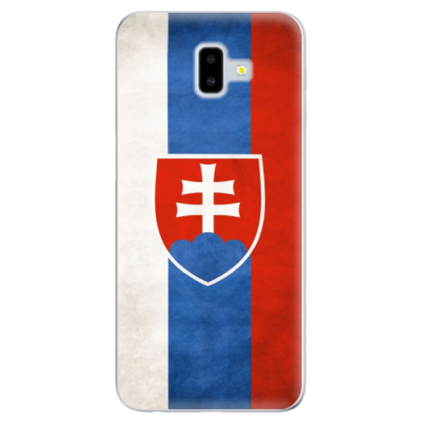 Odolné silikonové pouzdro iSaprio - Slovakia Flag - Samsung Galaxy J6+
