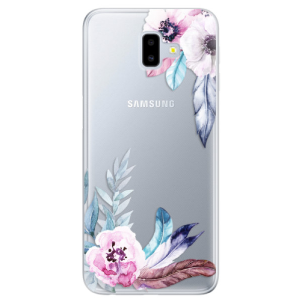 Odolné silikonové pouzdro iSaprio - Flower Pattern 04 - Samsung Galaxy J6+