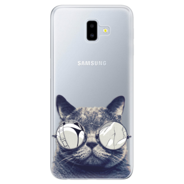 Odolné silikonové pouzdro iSaprio - Crazy Cat 01 - Samsung Galaxy J6+