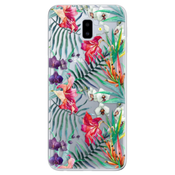 Odolné silikonové pouzdro iSaprio - Flower Pattern 03 - Samsung Galaxy J6+