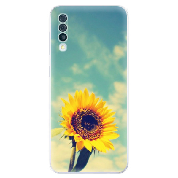 Odolné silikonové pouzdro iSaprio - Sunflower 01 - Samsung Galaxy A50