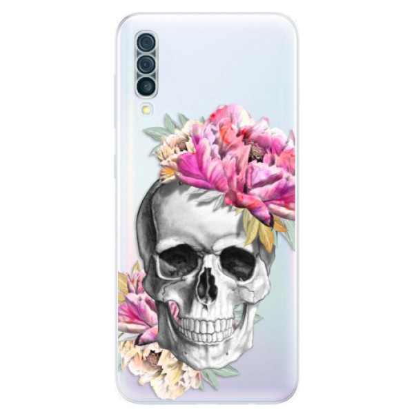 Odolné silikonové pouzdro iSaprio - Pretty Skull - Samsung Galaxy A50