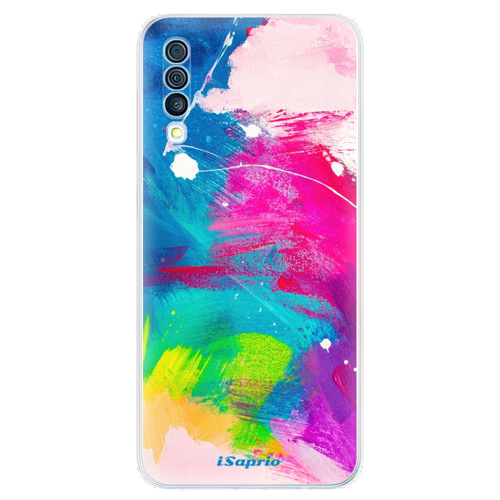 Odolné silikonové pouzdro iSaprio - Abstract Paint 03 - Samsung Galaxy A50