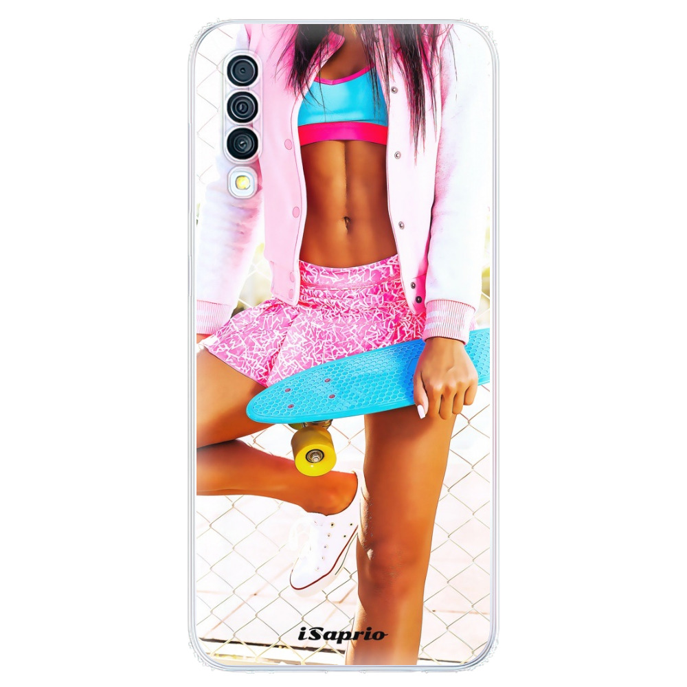 Odolné silikonové pouzdro iSaprio - Skate girl 01 - Samsung Galaxy A50