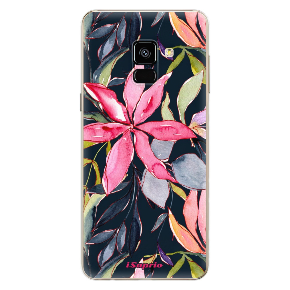 Odolné silikonové pouzdro iSaprio - Summer Flowers - Samsung Galaxy A8 2018