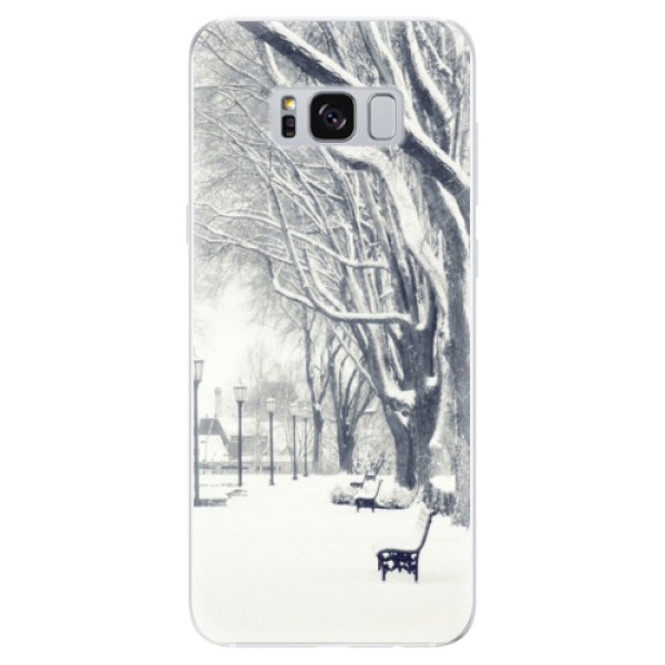 Odolné silikonové pouzdro iSaprio - Snow Park - Samsung Galaxy S8
