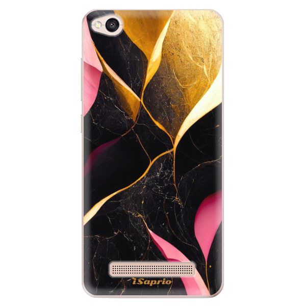 Odolné silikonové pouzdro iSaprio - Gold Pink Marble - Xiaomi Redmi 4A
