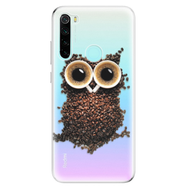 Odolné silikonové pouzdro iSaprio - Owl And Coffee - Xiaomi Redmi Note 8
