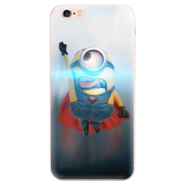 Odolné silikonové pouzdro iSaprio - Mimons Superman 02 - iPhone 6 Plus/6S Plus