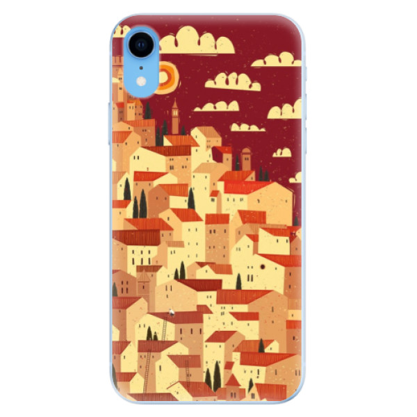 Odolné silikonové pouzdro iSaprio - Mountain City - iPhone XR