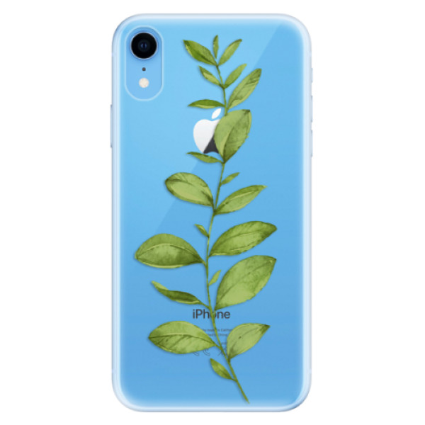 Odolné silikonové pouzdro iSaprio - Green Plant 01 - iPhone XR
