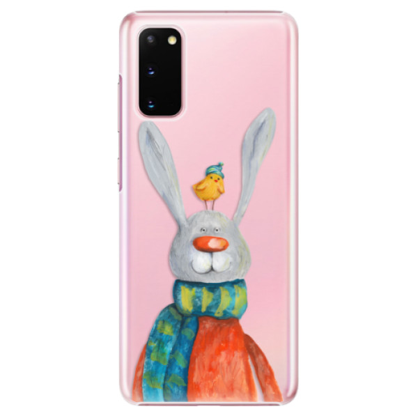 Plastové pouzdro iSaprio - Rabbit And Bird - Samsung Galaxy S20