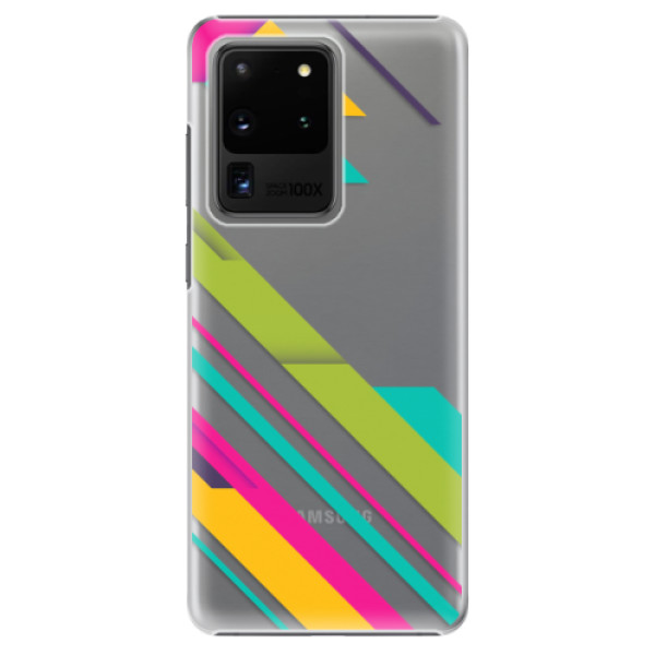 Plastové pouzdro iSaprio - Color Stripes 03 - Samsung Galaxy S20 Ultra