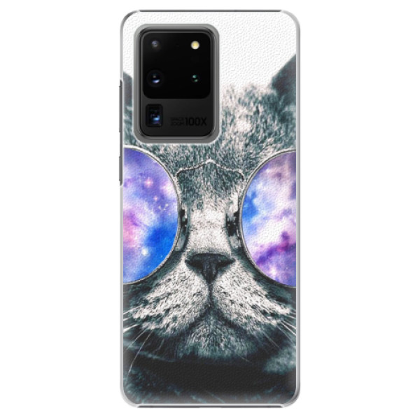 Plastové pouzdro iSaprio - Galaxy Cat - Samsung Galaxy S20 Ultra