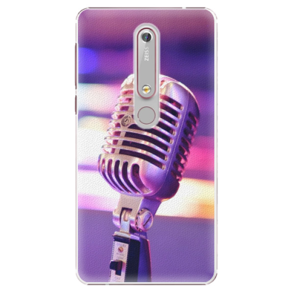 Plastové pouzdro iSaprio - Vintage Microphone - Nokia 6.1