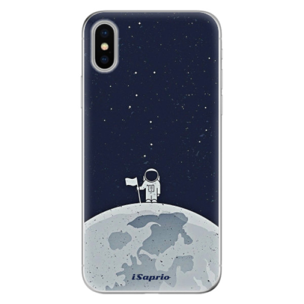Odolné silikonové pouzdro iSaprio - On The Moon 10 - iPhone X