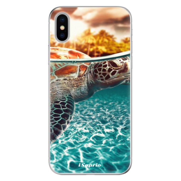 Odolné silikonové pouzdro iSaprio - Turtle 01 - iPhone X