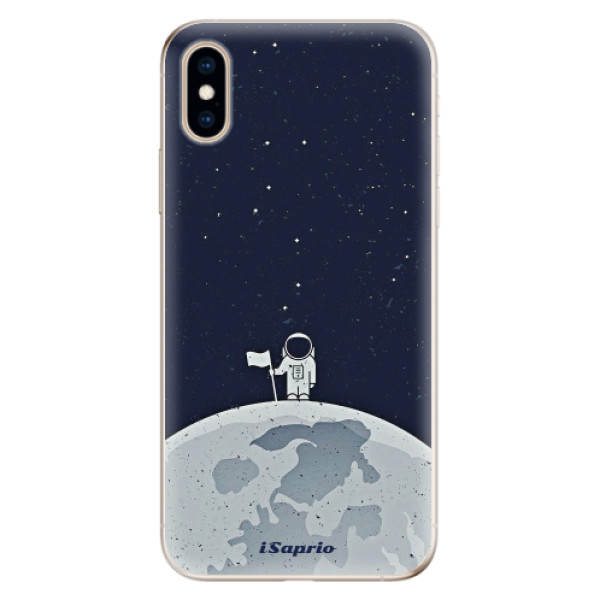 Odolné silikonové pouzdro iSaprio - On The Moon 10 - iPhone XS