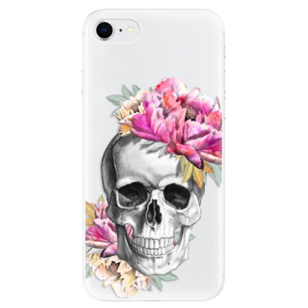 Odolné silikonové pouzdro iSaprio - Pretty Skull - iPhone SE 2020