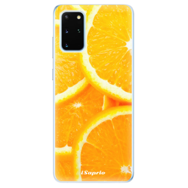 Odolné silikonové pouzdro iSaprio - Orange 10 - Samsung Galaxy S20+