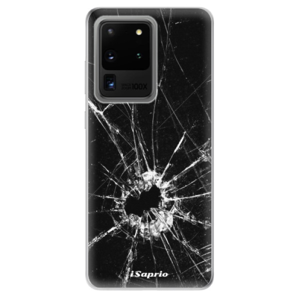 Odolné silikonové pouzdro iSaprio - Broken Glass 10 - Samsung Galaxy S20 Ultra