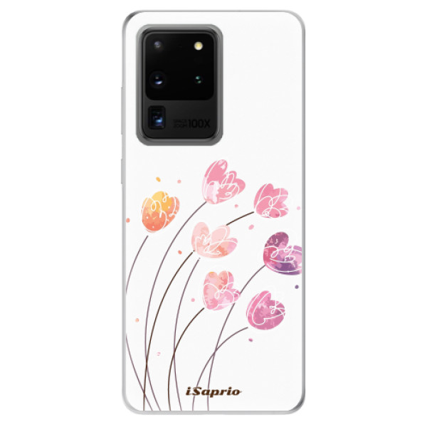 Odolné silikonové pouzdro iSaprio - Flowers 14 - Samsung Galaxy S20 Ultra