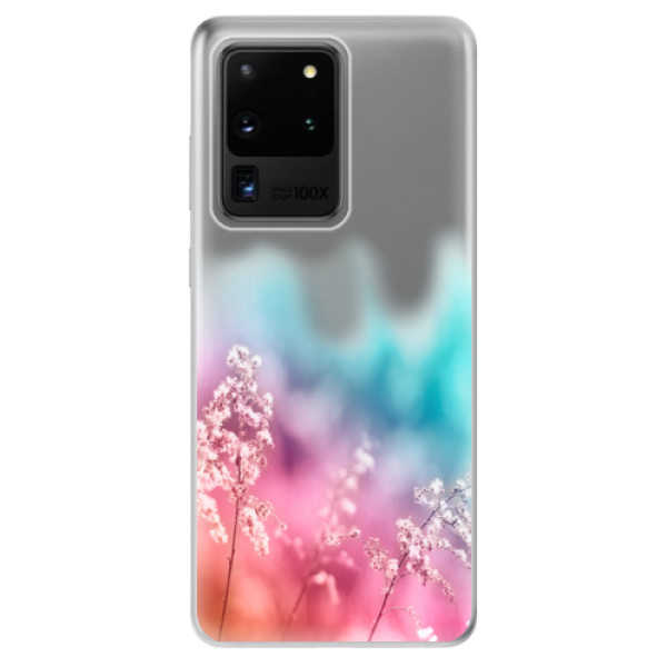 Odolné silikonové pouzdro iSaprio - Rainbow Grass - Samsung Galaxy S20 Ultra