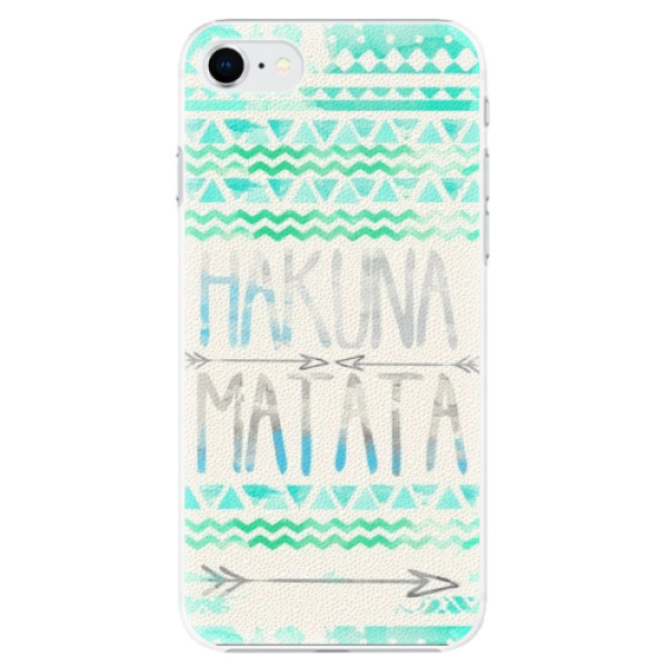 Plastové pouzdro iSaprio - Hakuna Matata Green - iPhone SE 2020
