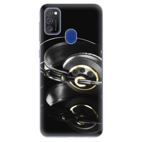 Odolné silikonové pouzdro iSaprio - Headphones 02 - Samsung Galaxy M21