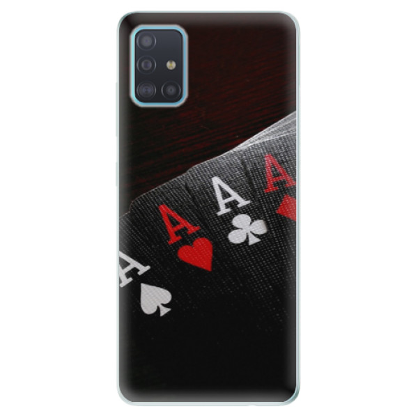 Odolné silikonové pouzdro iSaprio - Poker - Samsung Galaxy A51