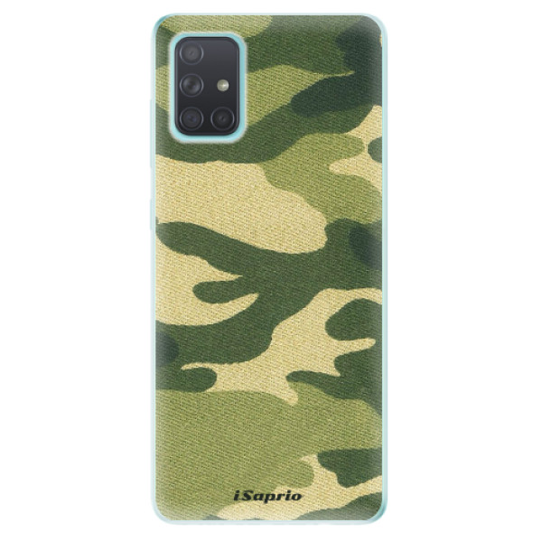 Odolné silikonové pouzdro iSaprio - Green Camuflage 01 - Samsung Galaxy A71