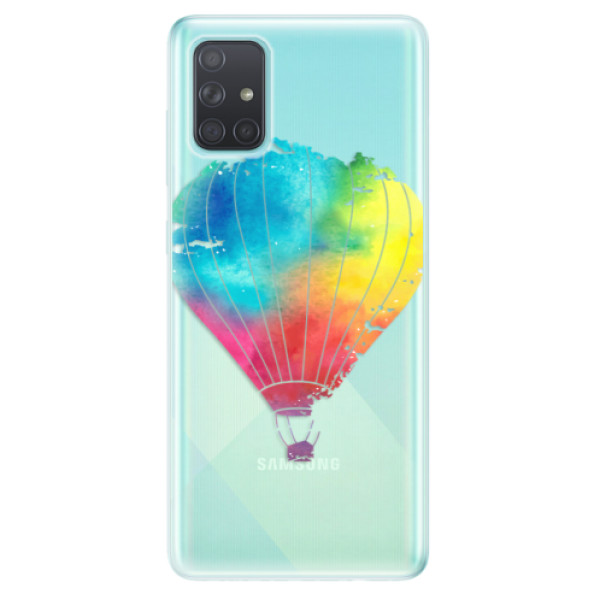 Odolné silikonové pouzdro iSaprio - Flying Baloon 01 - Samsung Galaxy A71