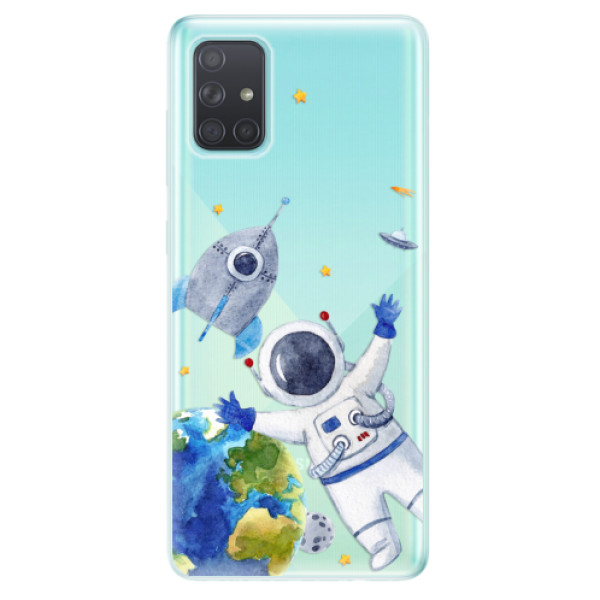 Odolné silikonové pouzdro iSaprio - Space 05 - Samsung Galaxy A71