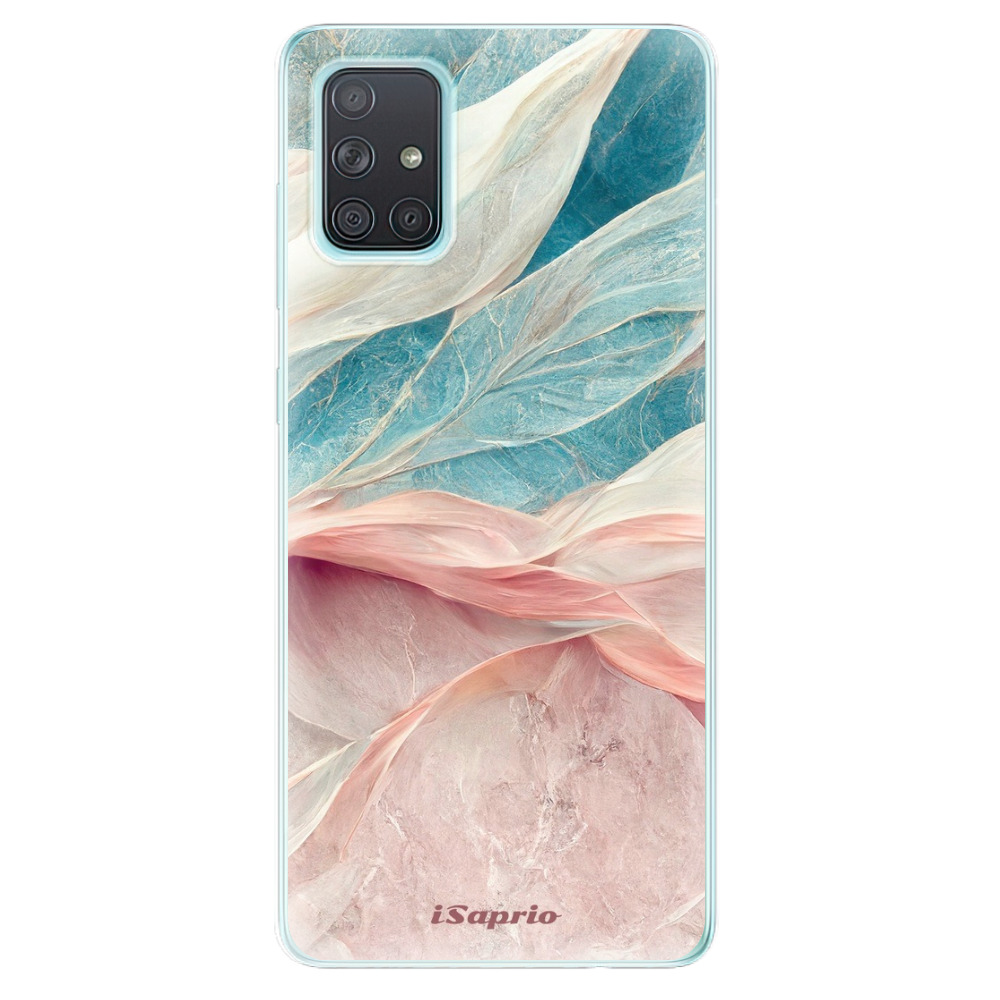 Odolné silikonové pouzdro iSaprio - Pink and Blue - Samsung Galaxy A71