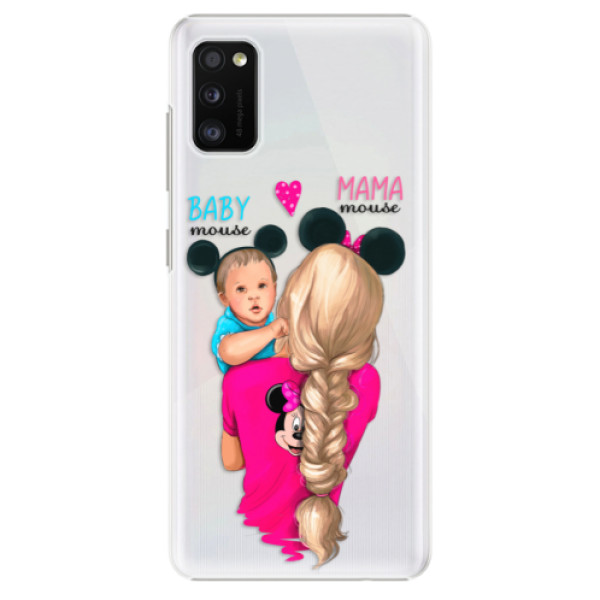 Plastové pouzdro iSaprio - Mama Mouse Blonde and Boy - Samsung Galaxy A41
