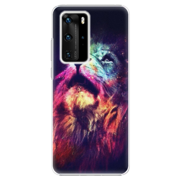 Plastové pouzdro iSaprio - Lion in Colors - Huawei P40 Pro