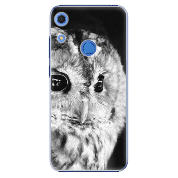Plastové pouzdro iSaprio - BW Owl - Huawei Y6s